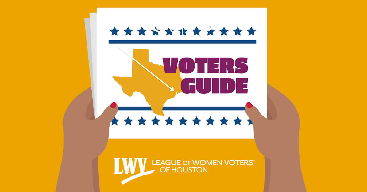 Send me a Voters Guide! · League of Women Voters of Houston